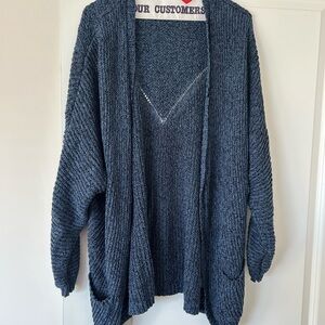 Elegant Navy Women's Cardigan